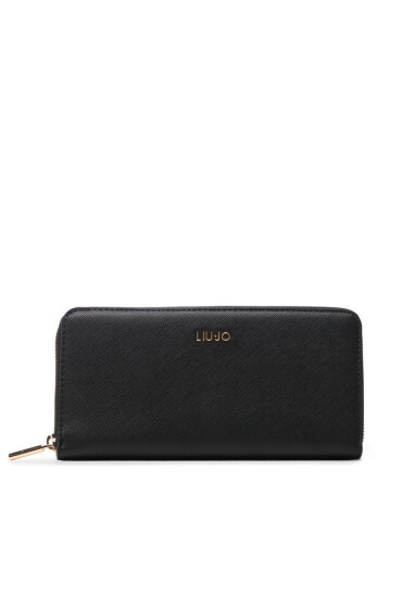 Liu Jo Голям дамски портфейл Ecs Xxl Zip Aroun AA3277 E0087 Nero 22222 - Mera.bg