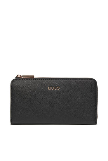 Liu Jo Голям дамски портфейл Ecs Zl Zip Around AA4285 E0087 Nero 22222 - Mera.bg