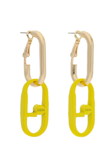 Liu Jo Обици Orecchinie BJXLJ358 Gold/Yellow - Mera.bg
