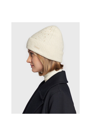 Liu Jo Шапка Cuffia Borchie 2F2015 M0300 Off White 01065 - Mera.bg