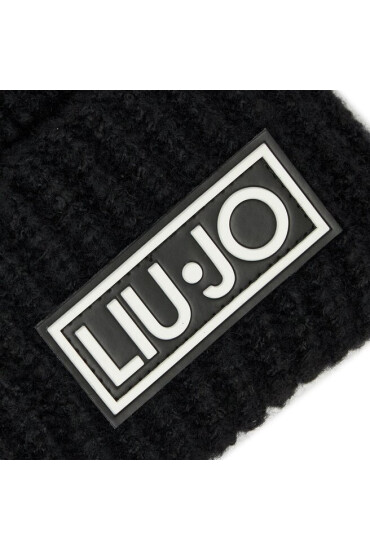 Liu Jo Шапка Logo Eff.Gom 2F3009 M0300 Черен - Mera.bg