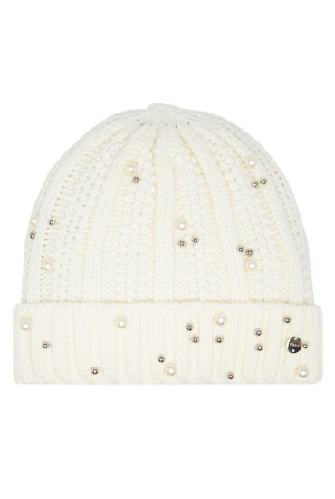 Liu Jo Шапка Cappello Con Applica 2F3065 M0300 Бял - Mera.bg