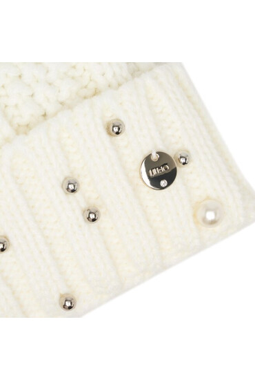 Liu Jo Шапка Cappello Con Applica 2F3065 M0300 Бял - Mera.bg