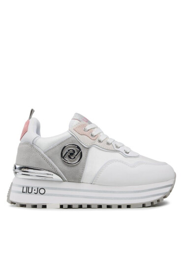 Liu Jo Сникърси Maxi Wonder 55 BA3075 PX342 White/Loft S3020 - Mera.bg