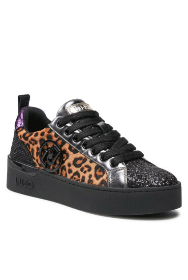 Liu Jo Сникърси Silvia 32 BF1077 PX184 Black/Leopard S1068 - Mera.bg