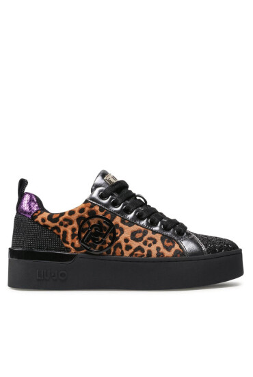 Liu Jo Сникърси Silvia 32 BF1077 PX184 Black/Leopard S1068 - Mera.bg