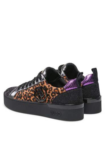 Liu Jo Сникърси Silvia 32 BF1077 PX184 Black/Leopard S1068 - Mera.bg