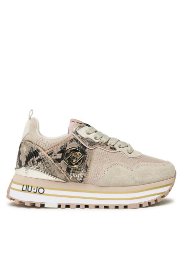 Liu Jo Сникърси Maxi Wonder 24 BF2103 PX300 Light Gold 04178 - Mera.bg