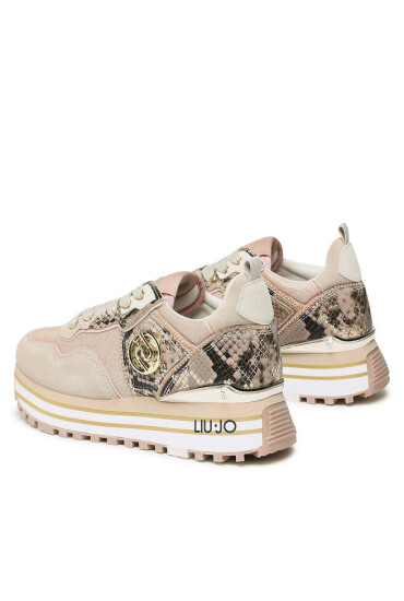 Liu Jo Сникърси Maxi Wonder 24 BF2103 PX300 Light Gold 04178 - Mera.bg