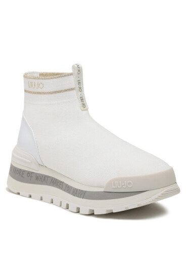 Liu Jo Сникърси Amazing 11 BA3123 TX200 White/Light Gold S1052 - Mera.bg