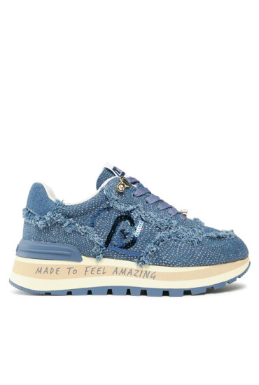 Liu Jo Сникърси Amazing 20 BF3087 TX029 Denim 00737 - Mera.bg