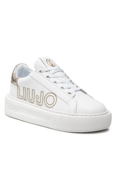Liu Jo Сникърси Kylie 05 BA2065 PX100 White/Light Gold S1052 - Mera.bg