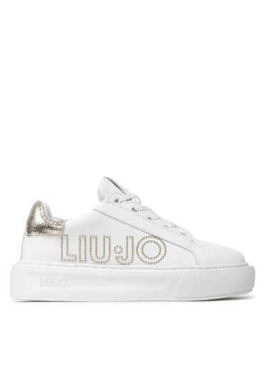 Liu Jo Сникърси Kylie 05 BA2065 PX100 White/Light Gold S1052 - Mera.bg