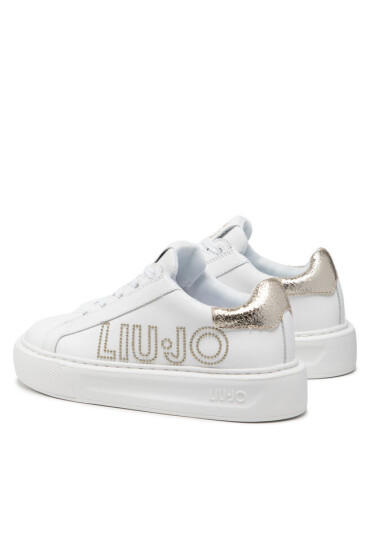 Liu Jo Сникърси Kylie 05 BA2065 PX100 White/Light Gold S1052 - Mera.bg