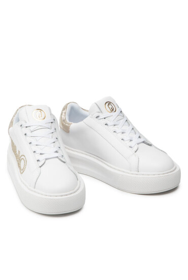 Liu Jo Сникърси Kylie 05 BA2065 PX100 White/Light Gold S1052 - Mera.bg