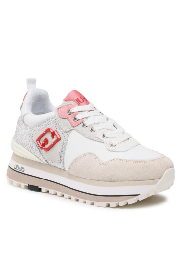 Liu Jo Сникърси Maxi Wonder 01 BA3013 PX347 White 01111 - Mera.bg
