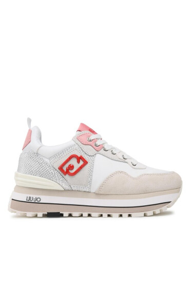 Liu Jo Сникърси Maxi Wonder 01 BA3013 PX347 White 01111 - Mera.bg