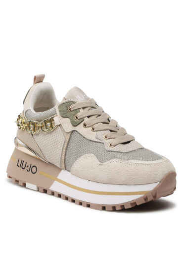 Liu Jo Сникърси Maxi Wonder 01 BF2095 PX239 Бежов - Mera.bg
