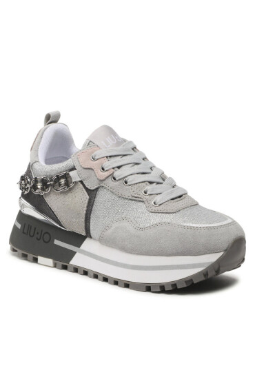 Liu Jo Сникърси Maxi Wonder 01 BF2095 PX239 Silver 00532 - Mera.bg