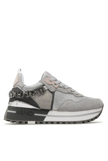 Liu Jo Сникърси Maxi Wonder 01 BF2095 PX239 Silver 00532 - Mera.bg