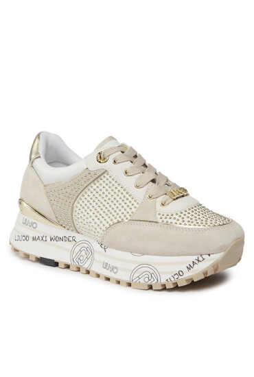 Liu Jo Сникърси Maxi Wonder 20 BF3009 PX052 Sand 01127 - Mera.bg