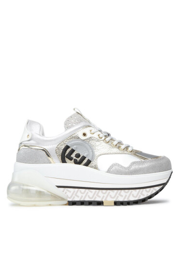 Liu Jo Сникърси Maxi Wonder Air 2C BA2157 PX104 Silver/Gold S1157 - Mera.bg