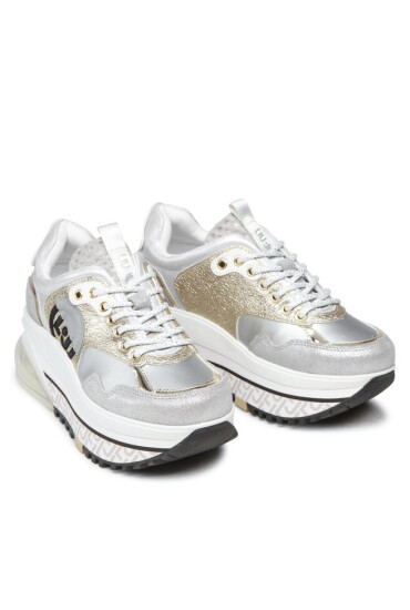 Liu Jo Сникърси Maxi Wonder Air 2C BA2157 PX104 Silver/Gold S1157 - Mera.bg
