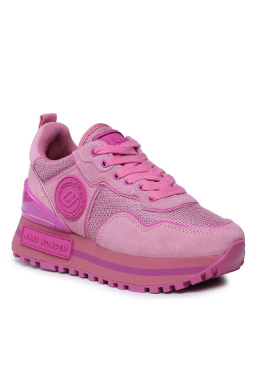 Liu Jo Сникърси Maxi Wonder BA3085 PX027 Pink Ray S1688 - Mera.bg