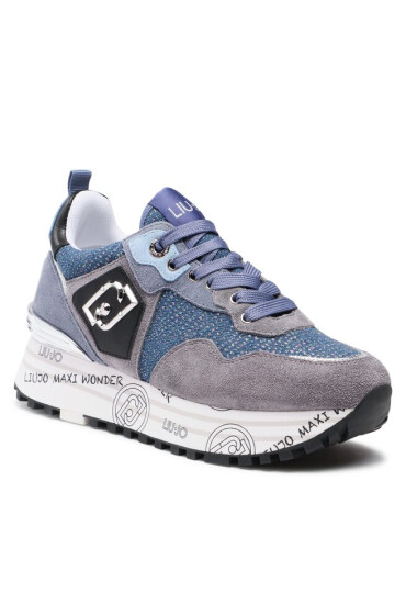 Liu Jo Сникърси Maxi Wonder BF3003 PX079 Denim 00737 - Mera.bg