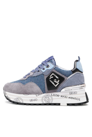 Liu Jo Сникърси Maxi Wonder BF3003 PX079 Denim 00737 - Mera.bg