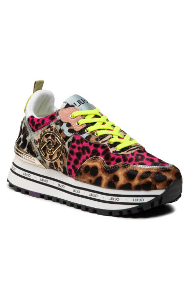 Liu Jo Сникърси Maxi Wonder Pony BA2051 PX008 Leopard Multi S19D8 - Mera.bg