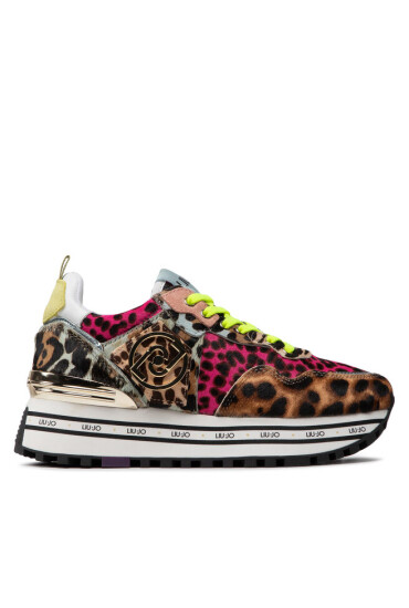 Liu Jo Сникърси Maxi Wonder Pony BA2051 PX008 Leopard Multi S19D8 - Mera.bg