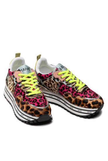 Liu Jo Сникърси Maxi Wonder Pony BA2051 PX008 Leopard Multi S19D8 - Mera.bg