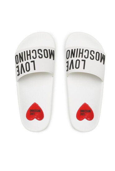 LOVE MOSCHINO Чехли JA28052G1GI14100 Bianco/Logo Nero - Mera.bg