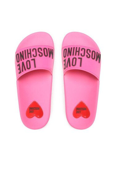 LOVE MOSCHINO Чехли JA28052G1GI13604 Fluo Fuxia/Nero - Mera.bg