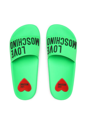 LOVE MOSCHINO Чехли JA28052G1GI13810 Fluo Verdino/Nero - Mera.bg