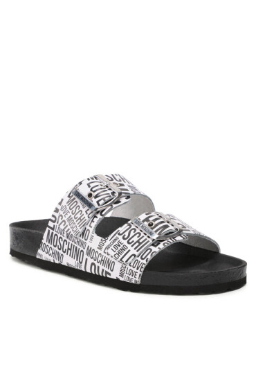 LOVE MOSCHINO Чехли JA28073G1EIJ010A Bia/Ner - Mera.bg