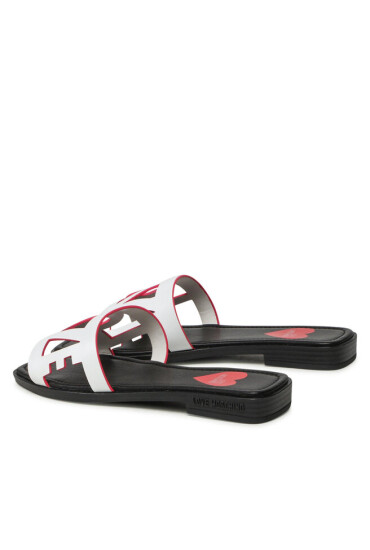 LOVE MOSCHINO Чехли JA28332G0EIAX100 Vitello Bianco/Fuxia - Mera.bg