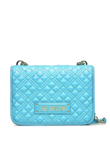 LOVE MOSCHINO Дамска чанта JC4000PP1HLA0851 Petrolio Laminato - Mera.bg