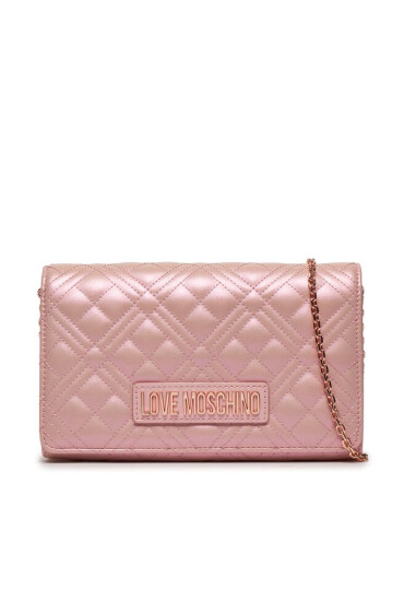 LOVE MOSCHINO Дамска чанта JC4079PP0HLA0635 Rose Gold Laminato - Mera.bg