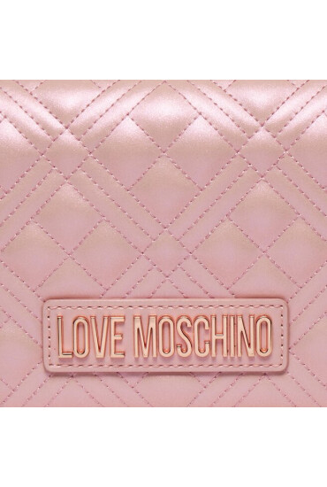 LOVE MOSCHINO Дамска чанта JC4079PP0HLA0635 Rose Gold Laminato - Mera.bg