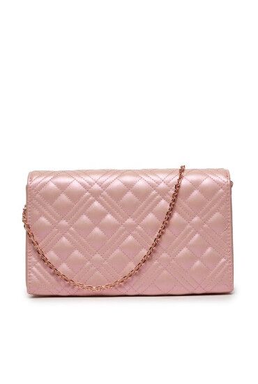 LOVE MOSCHINO Дамска чанта JC4079PP0HLA0635 Rose Gold Laminato - Mera.bg
