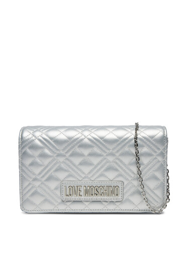LOVE MOSCHINO Дамска чанта JC4079PP1MLA196B Сребрист - Mera.bg