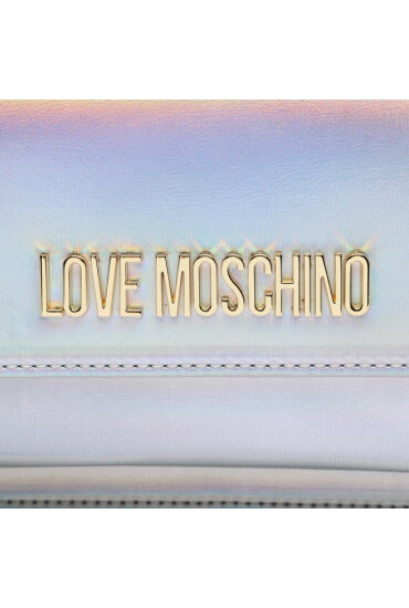 LOVE MOSCHINO Дамска чанта JC4095PP1HLS0902 Argento Lminato - Mera.bg