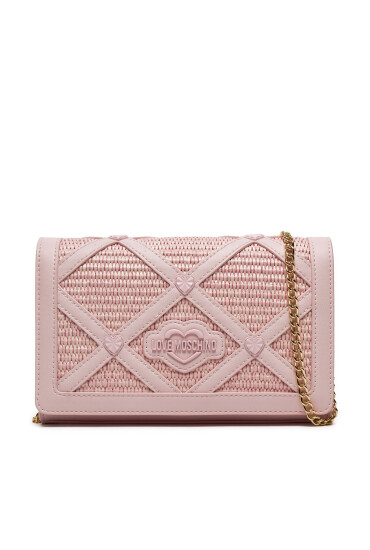 LOVE MOSCHINO Дамска чанта JC4314PP0IKO160A Розов - Mera.bg