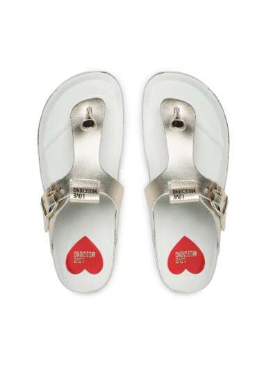LOVE MOSCHINO Джапанки JA28164G1GIC0900 Platino - Mera.bg