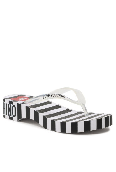 LOVE MOSCHINO Джапанки JA28244G0GI3400A Nero/Bianco - Mera.bg