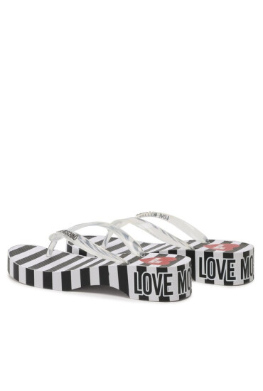 LOVE MOSCHINO Джапанки JA28244G0GI3400A Nero/Bianco - Mera.bg