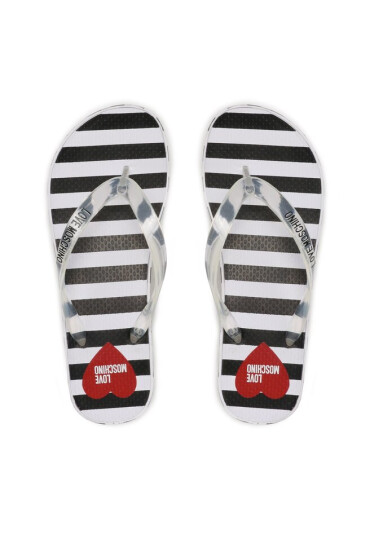 LOVE MOSCHINO Джапанки JA28244G0GI3400A Nero/Bianco - Mera.bg