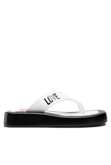 LOVE MOSCHINO Джапанки JA28293G0EIE310A Бял - Mera.bg